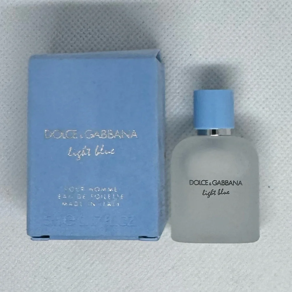 NEW Dolce & Gabbana Light Blue Pour Homme Collectible Mini Travel Fragrance